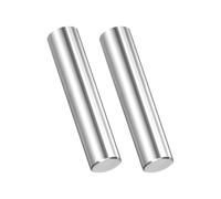 PATIKIL 2 Pcs Marine Grade 316 Stainless Steel Dowel Pins, 12mm x 60mm Round Metal Rods Linear Rail Rod Shaft Solid Bar Stock for Pegs Support Shelves DIY Craft Gear