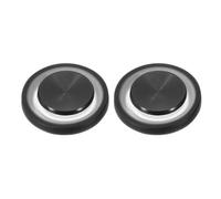 PATIKIL 2 Pcs Mobile Phone Game Joystick, Frosted Spiral Game Control Touch Screen Joystick with Storage Box for Mobile Tablet Smart Phone, Black