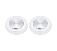 PATIKIL 2 Pcs Mobile Phone Game Joystick, Plating Spiral Game Control Touch Screen Joystick with Storage Box for Mobile Tablet Smart Phone, White