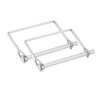 PATIKIL 2 Pcs Trailer Coupler Pins, 1/4" x 3.5" (6.3mm x 90mm) Safety Wire Lock Hitch Pin Arch Shaft Spring Locking Clip Square with Loop for Farm Trailers Lawn Garden Wagons