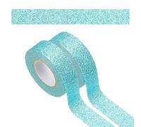 PATIKIL 2 Roll Glitter Paper Washi Tape, Washi Decorative Tape for Crafts, Blue