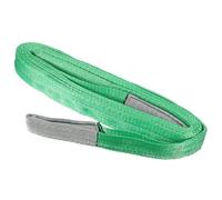 PATIKIL 2" x 15' Lift Strap, 4409lbs Lifting Slings Flat Eye to Eye, 2 Ply Polyester Webbing Lifting Moving Straps for Rigging Hoisting Gear, Green