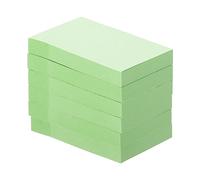 PATIKIL 2 x 3 Inch Sticky Notes, 6 Pack Self-Stick Note Pads Bright Color 100 Sheets/Pad Adhesive Memo Post for Home Office Business, Green