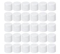 PATIKIL 20/410 Replacement Flip Caps, 30Pcs Inner Dia 0.8" Plastic Reusable Non-Spill Bottle Lid for Paint Dispensing Squeeze Shampoo Drinking Bottles, White