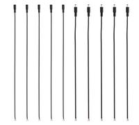PATIKIL 20 Inch DC Power Cable, 20 Pcs 5.5mm x 2.1mm Barrel Plug Socket Cables DC Male and Female Plug to Bare Wire Open Adapter for LED Strip, CCTV Camera