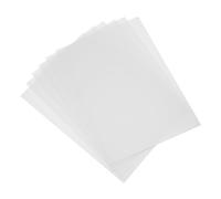 PATIKIL 20 Mil Clear PVC Binding Covers, 10 Pcs Front View Protector Un-Punched A4 Letter Size for Presentation, Report, Paper, Business Office Supply Document, White