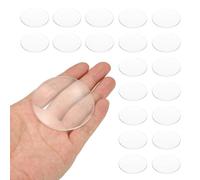 PATIKIL 20 Pack Biconvex Lens, 60mm Dia. 180mm Focal Length Spherical Optical Lenses Magnifier Paperweight Acrylic Double Convex for DIY Office Desk Home Science Experiment Telescope