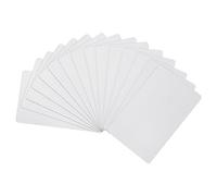 PATIKIL 20 Pack Metal Business Cards Anodized 0.8mm Thick Anodized Aluminum Blanks Name Card 3.4x2.1Inch Laser Engrave Printable Name Card for Custom DIY, Silver Tone