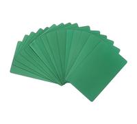 PATIKIL 20 Pack Metal Business Cards Anodized 0.8mm Thick Anodized Aluminum Blanks Name Card 3.4x2.1Inch Laser Engrave Printable Name Card for Custom DIY, Green