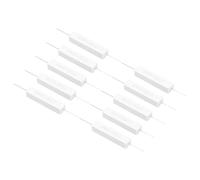 PATIKIL 20 Pcs 0.15 Ohm Resistors, 10W Ceramic Cement Resistor Power Cement Resistor Kit Tolerance 5% for Power Adapters Audio Computer TV Circuit Board