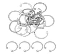 PATIKIL 20 Pcs 24mm ID Internal Retaining Rings E-Clip Snap Ring 304 Stainless Steel