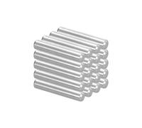 PATIKIL 20 Pcs 304 Stainless Steel Dowel Pins 5x25 mm (3/16" Dia) Metal Shelf Pegs