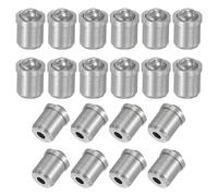PATIKIL 20 Pcs Ball Plungers 304 Stainless Steel Ball Point Spring Plungers Cabinet Ball Catch Latch Catcher for Door Closet Drawer (5x6mm)