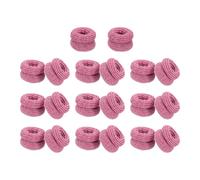 PATIKIL 20 PCS Cotton Finger Bandages Tip，32 x 1.5 cm Finger Protectors, Rose Red