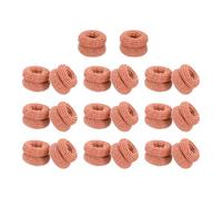 PATIKIL 20 PCS Cotton Finger Bandages Tip, 32 x 1.5 cm First Aid Finger Bandages Protectors for Cuts Sprains Swelling Garden Kitchen Sculpture, Orange