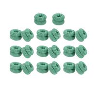 PATIKIL 20 PCS Cotton Finger Bandages Tip, 32 x 1.5 cm First Aid Finger Bandages Protectors for Cuts Sprains Swelling Garden Kitchen Sculpture, Green