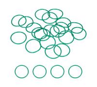 PATIKIL 20 Pcs Fluorine Rubber O-Rings 34mm OD 30mm ID 2mm Width Metric Round Sealing O Ring Seal Gasket for Machinery Industrial Engines Plumbing Faucet Hose Automotive