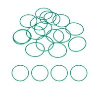 PATIKIL 20 Pcs Fluorine Rubber O-Rings 44mm OD 40mm ID 2mm Width Metric Round Sealing O Ring Seal Gasket for Machinery Industrial Engines Plumbing Faucet Hose Automotive