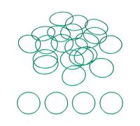 PATIKIL 20 Pcs Fluorine Rubber O-Rings 48mm OD 44mm ID 2mm Width Metric Round Sealing O Ring Seal Gasket for Machinery Industrial Engines Plumbing Faucet Hose Automotive