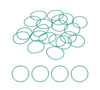 PATIKIL 20 Pcs Fluorine Rubber O-Rings 52mm OD 48mm ID 2mm Width Metric Round Sealing O Ring Seal Gasket for Machinery Industrial Engines Plumbing Faucet Hose Automotive