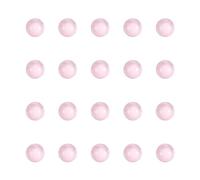 PATIKIL 20 Pcs Quartz Pearl Balls, 4mm Round Glass Crystal Loose Beads for Vase Filler, Resin Art, Jewelry Making, DIY Crafts, Home Decoration, Pink