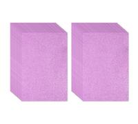 PATIKIL 20 Sheets 2mm Glitter Foam Sheet, 16" x 12" Lavender Sparkle EVA Paper