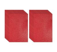 PATIKIL 20 Sheets 2mm Glitter Foam Sheet, 16" x 12" Red Sparkle EVA Paper
