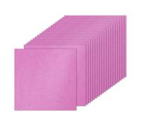 PATIKIL 20 Sheets Dark Pink Glitter Cardstock 10 x 10 in, Glitter Card Stock Paper Square Premium Sparkly Paper Craft Cardstock Paper 250gsm for Scrapbook Card DIY Art Wedding Party