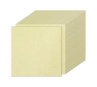 PATIKIL 20 Sheets Light Gold Glitter Cardstock 10 x 10 in, Premium Sparkly Card Stock 250gsm for Scrapbook, DIY Art, Wedding Party