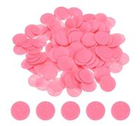 PATIKIL 200 Pcs Round Felt Circles for Crafts, 20mm / 0.79" Pre Cut Non-Woven Felt Fabric Circle for DIY Sewing Handcraft Cut Projects Craft Finishing, Pink