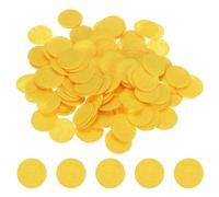 PATIKIL 200 Pcs Round Felt Circles for Crafts, 20mm / 0.79" Pre Cut Non-Woven Felt Fabric Circle for DIY Sewing Handcraft Cut Projects Craft Finishing, Yellow