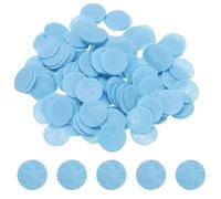 PATIKIL 200 Pcs Round Felt Circles for Crafts, 20mm / 0.79" Pre Cut Non-Woven Felt Fabric Circle for DIY Sewing Handcraft Cut Projects Craft Finishing, Blue