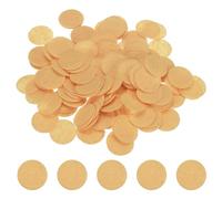 PATIKIL 200 Pcs Round Felt Circles for Crafts, 25mm / 0.98" Pre Cut Non-Woven Felt Fabric Circle for DIY Sewing Handcraft Cut Projects Craft Finishing, Khaki