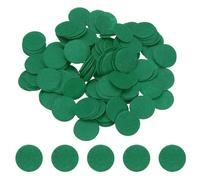 PATIKIL 200 Pcs Round Felt Circles for Crafts, 25mm / 0.98" Pre Cut Non-Woven Felt Fabric Circle for DIY Sewing Handcraft Cut Projects Craft Finishing, Green