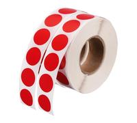 PATIKIL 2000 Pcs Colored Dots Stickers, 13mm Adhesive Round Color Coding Labels Sticky Polka Circle Price Sticker for Office Classroom Papers Shop, Red (1000 Pcs Per Roll, 2 Rolls)