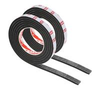 PATIKIL 2000 x 15 x 5mm Double Sided Foam Tape, 2 Rolls EVA Multipurpose Self Adhesive Weather Sponge Stripping for Home Decorations, Card Scrapbooking DIY Craft Project, Black