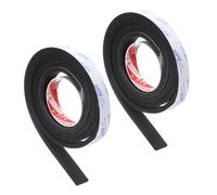 PATIKIL 2000 x 30 x 8mm Insulation Foam Tape, 2 Roll Self-Adhesive EVA Weather Stripping for Wrap Pipe Door Window Insulation Soundproof Anti Vibration Collision, Black