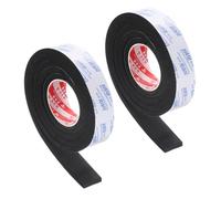 PATIKIL 2000 x 45 x 10mm Insulation Foam Tape, 2 Roll Self-Adhesive EVA Weather Stripping for Wrap Pipe Door Window Insulation Soundproof Anti Vibration Collision, Black