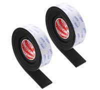 PATIKIL 2000 x 50 x 8mm Insulation Foam Tape, 2 Roll Self-Adhesive EVA Weather Stripping for Wrap Pipe Door Window Insulation Soundproof Anti Vibration Collision, Black
