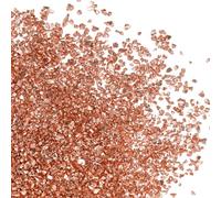 PATIKIL 200g Crushed Glass Glitters, 2-4 mm Colorful Irregular Glass Chips Chunky Glass Glitters Stones for Nail Art DIY Craft Jewelry, Orange Red