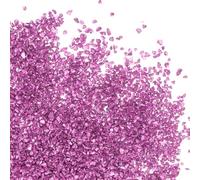 Patikil 200g Crushed Glass Glitters, 2-4 mm Colorful Irregular Glass Chips Chunky Stones for Nail Art DIY Craft Jewelry, Dark Pink