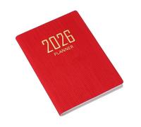 PATIKIL 2026 Daily Planner Notebook, 4.2 x 3.1" 64 Sheets Undated to Do List Daily Weekly Monthly Goals Pocket Notebook for Office Home Study Work Weeding Time Management, Red