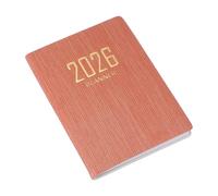 PATIKIL 2026 Daily Planner Notebook, 4.2 x 3.1" 64 Sheets Undated to Do List Daily Weekly Monthly Goals Pocket Notebook for Office Home Study Work Weeding Time Management, Pink