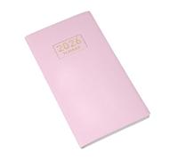 PATIKIL 2026 Daily Planner Notebook, 6.8 x 3.8" 64 Sheets Undated to Do List Daily Weekly Monthly Goals Pocket Notebook for Office Home Study Work Weeding Time Management, Star Pink