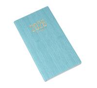PATIKIL 2026 Daily Planner Notebook, 6.8 x 3.8" 64 Sheets Undated to Do List Daily Weekly Monthly Goals Pocket Notebook for Office Home Study Work Weeding Time Management, Blue