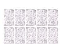 PATIKIL 2090 Pcs Acrylic Gem Sticker, 4 Size 3/4/5/6mm Self Adhesive Rhinestones Face Gem Stones Bling Jewelry for Nail Art Craft Clothes DIY Makeup Decoration Party, Light Purple