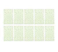 PATIKIL 2090 Pcs Acrylic Gem Sticker, 4 Size 3/4/5/6mm Self Adhesive Rhinestones Face Gem Stones Bling Jewelry for Nail Art Craft Clothes DIY Makeup Decoration Party, Grass Green