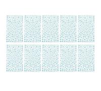 PATIKIL 2090 Pcs Acrylic Gem Sticker, 4 Size 3/4/5/6mm Self Adhesive Rhinestones Face Gem Stones Bling Jewelry for Nail Art Craft Clothes DIY Makeup Decoration Party, Sky Blue