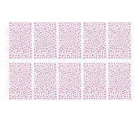 PATIKIL 2090 Pcs Acrylic Gem Sticker, 4 Size 3/4/5/6mm Self Adhesive Rhinestones Face Gem Stones Bling Jewelry for Nail Art Craft Clothes DIY Makeup Decoration Party, Pink Red