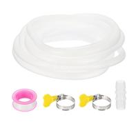 PATIKIL 20Ft Air Conditioner Drain Hose Kit Universal AC Drain Hose for Replacement Drain Hose Extension Mini Split AC Ductless Heat Pumps AC Drainage HVAC Extender, Clear
